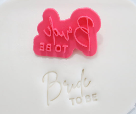 Bride to Be Mixed Font 38mm