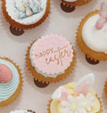 Happy Easter Mixed Font Text Stamp 40mm