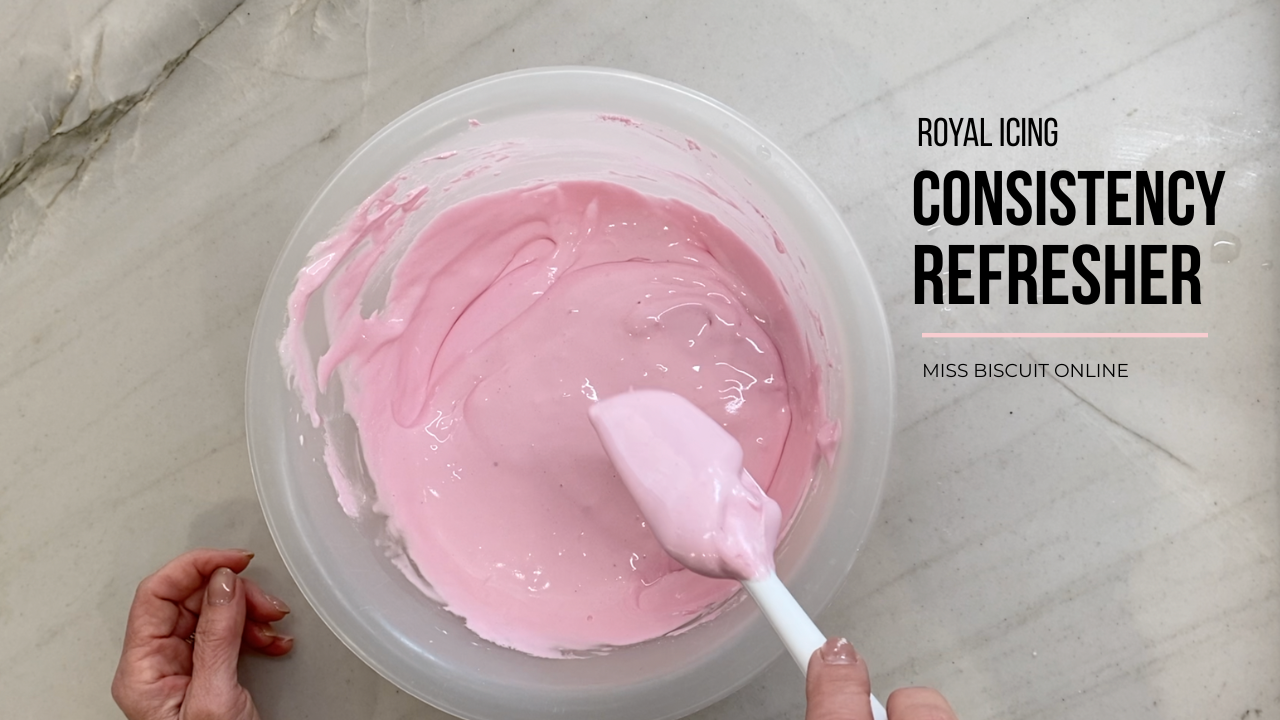 Royal Icing Consistency Refresher
