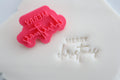 Merry Christmas Mixed Font 50mm