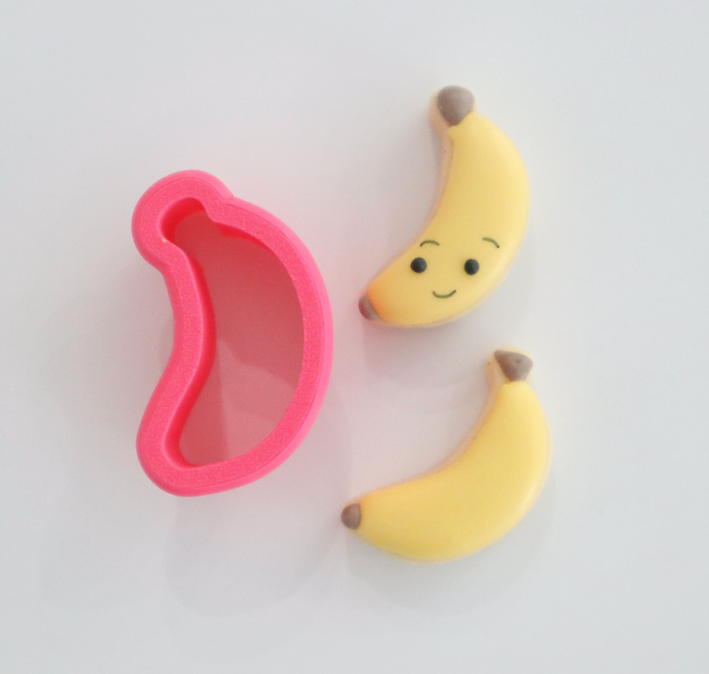 Teeny Tiny Banana STL Cookie Cutter File