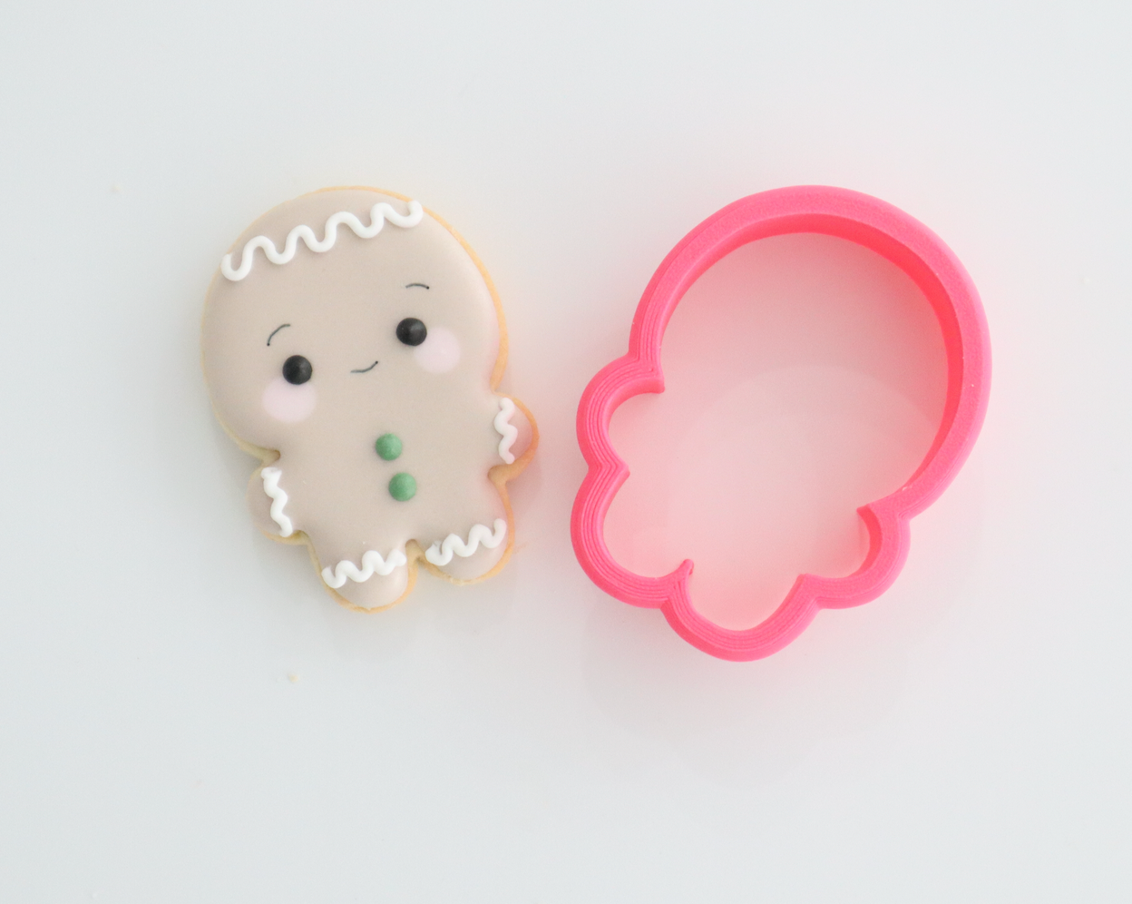 Teeny Tiny Gingerbread Man STL Cookie Cutter File