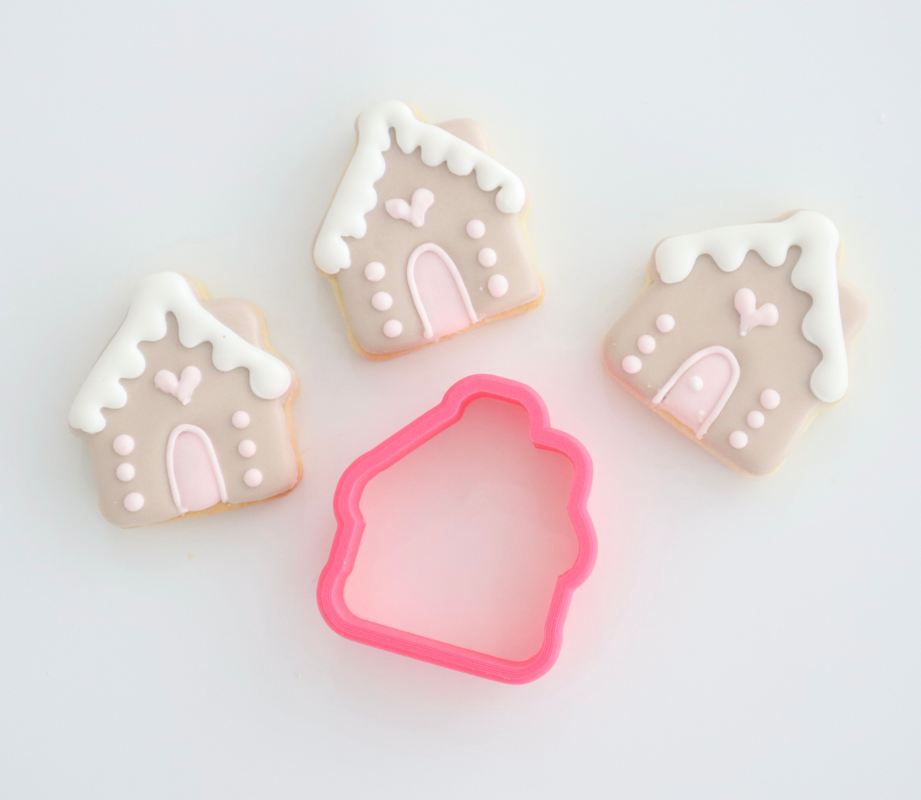 Teeny Tiny Gingerbread House STL Cookie Cutter File