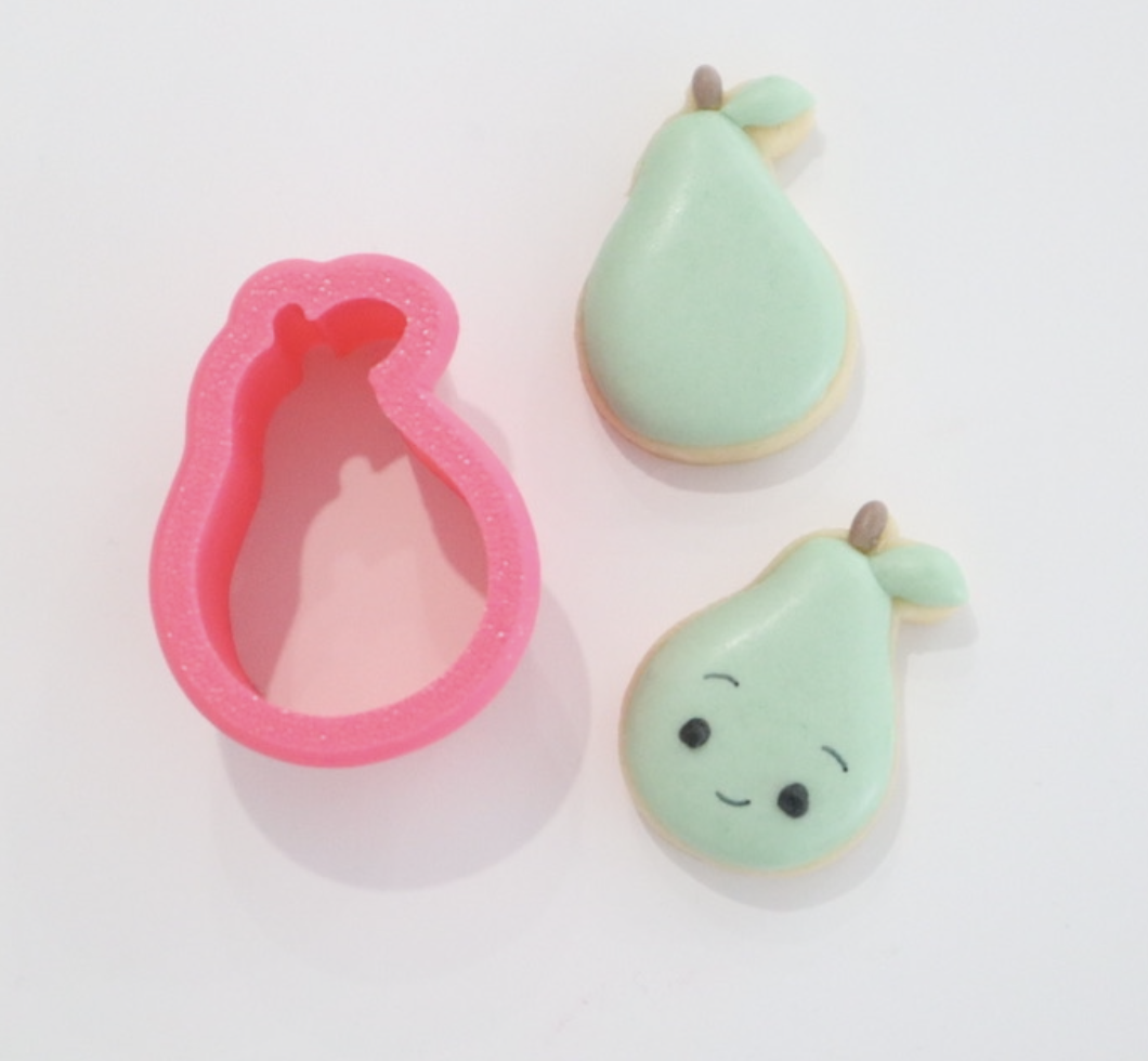 Teeny Tiny Pear STL Cookie Cutter File