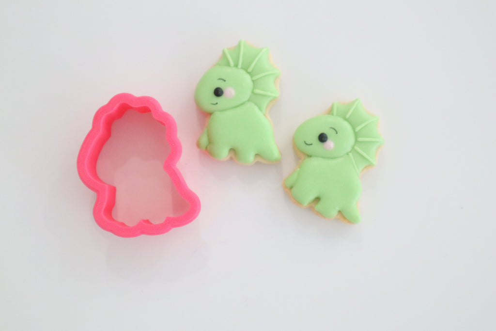 Teeny Tiny Triceratops STL Cookie Cutter File
