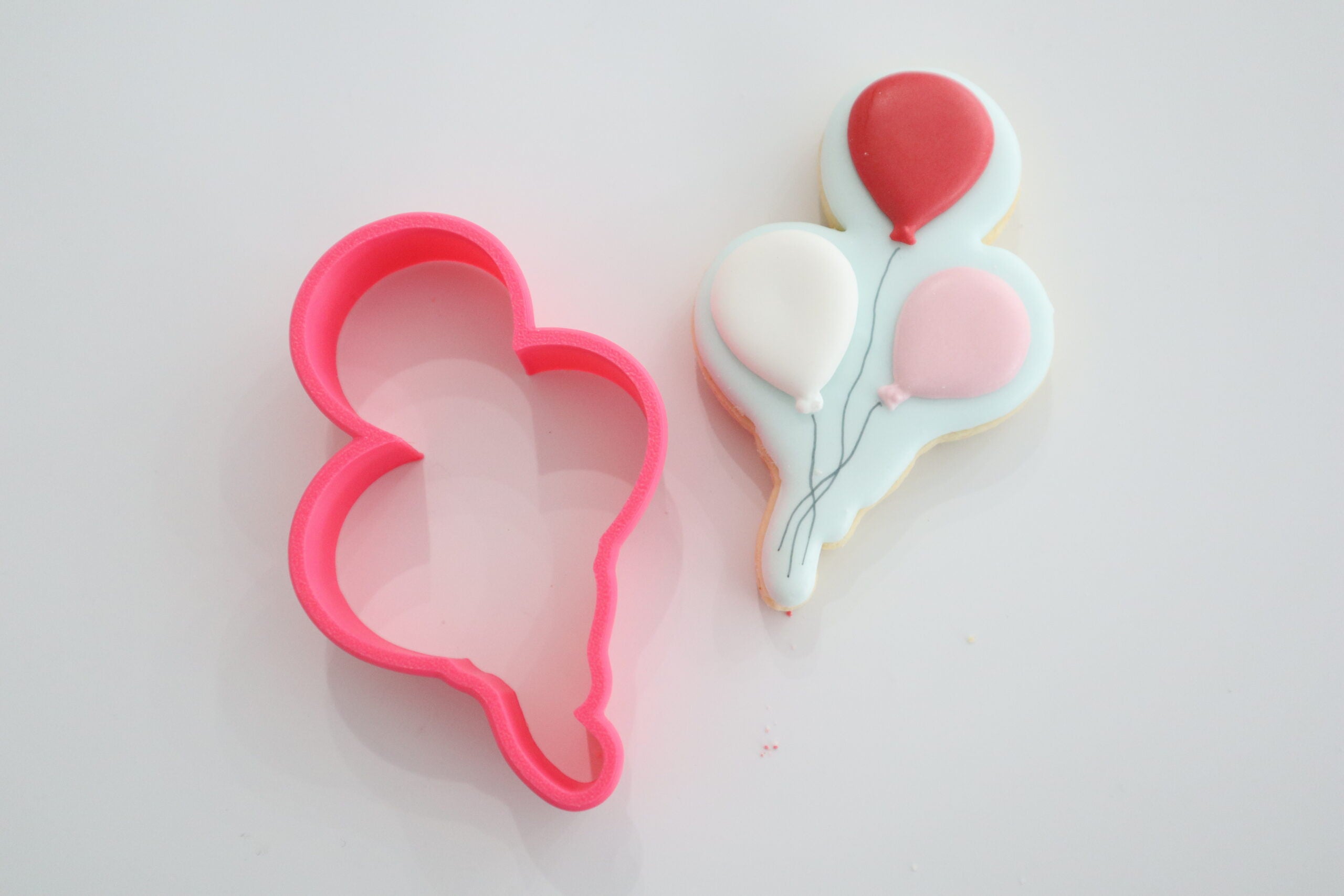 Teeny Tiny Balloon Trio STL Cookie Cutter File