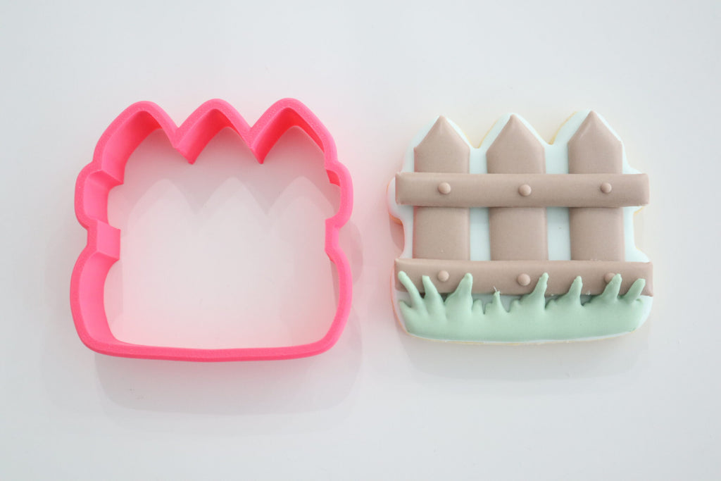 Teeny Tiny Wooden Fence STL Cookie Cutter File