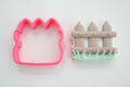 Teeny Tiny Wooden Fence STL Cookie Cutter File
