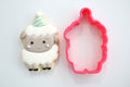 Sheep with party Hat STL Cookie Cutter File