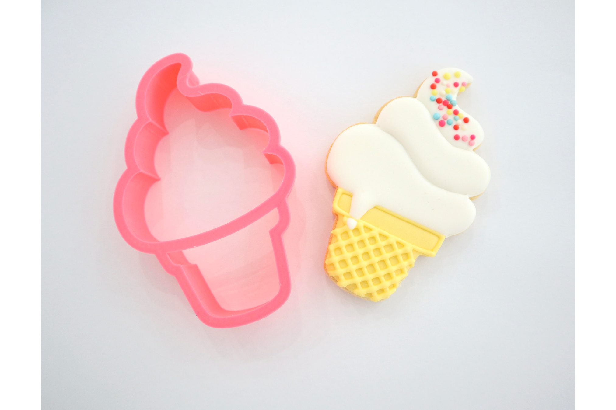 Soft Serve STL Cookie Cutter File
