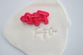 Twenty One Script Stamp 53mm