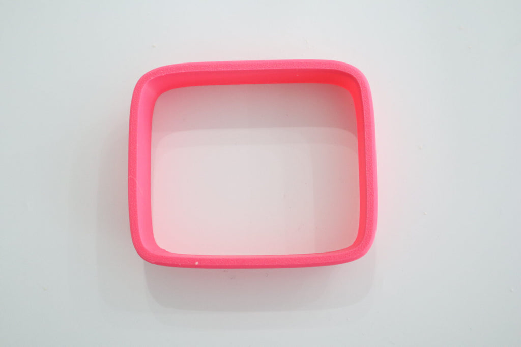 Rounded Corner Rectangle STL Cookie Cutter File