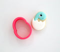 Teeny Tiny Baby Dino in Egg STL Cookie Cutter File