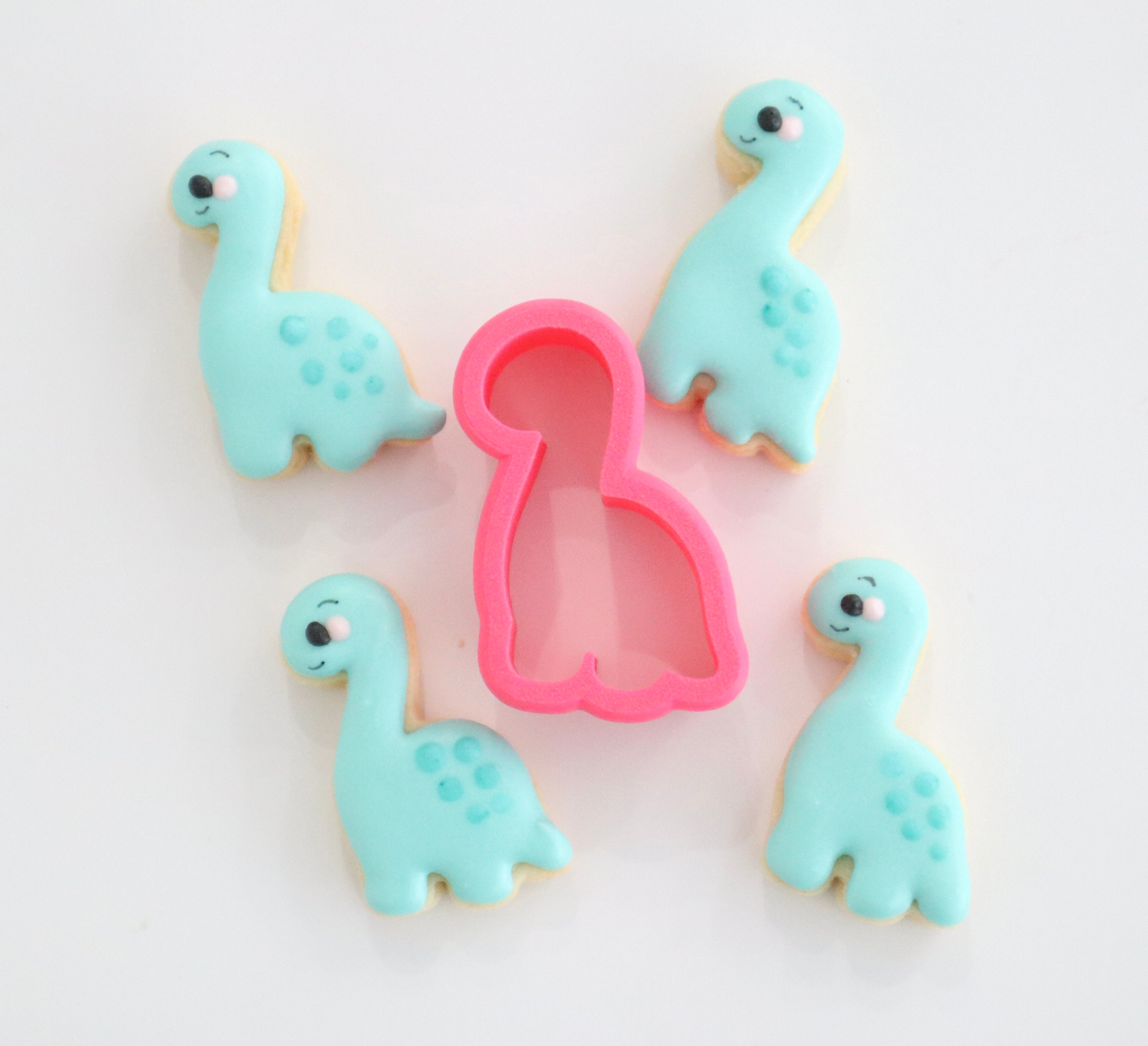 Teeny Tiny Brontosaurus STL Cookie Cutter File