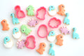 Teeny Tiny Set of 5 Dinosaur STL Cookie Cutter Files