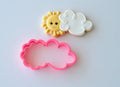 Sun Behind Cloud STL Cookie Cutter File