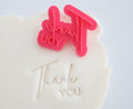 Thank You Mixed Font Cookie Stamp 45mm