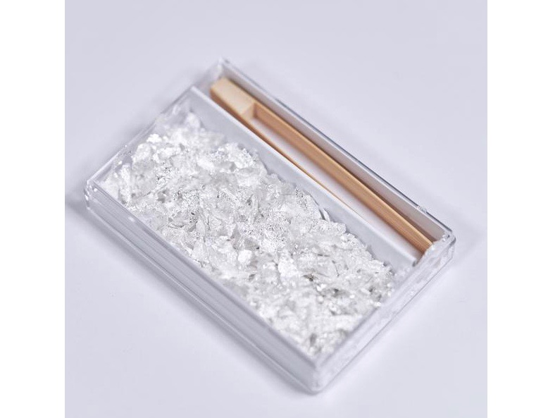 20mm Artisan Silver Leaf Flakes