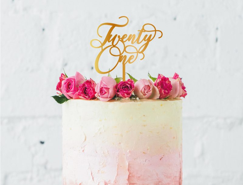 Gold Mirror Topper - TwentyOne