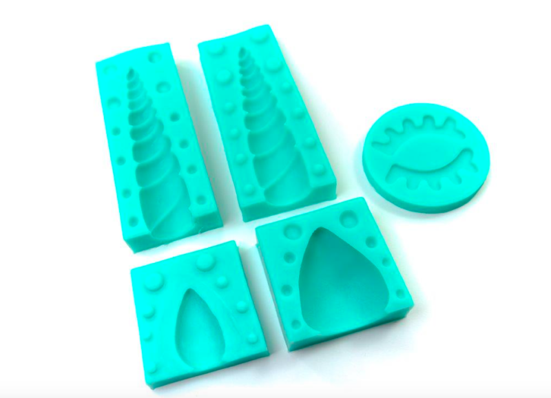 Unicorn Set of 5 Silicon Mould