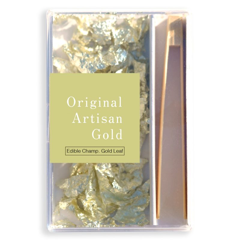 20mm Artisan Champagne Gold Leaf Flakes - Image 2
