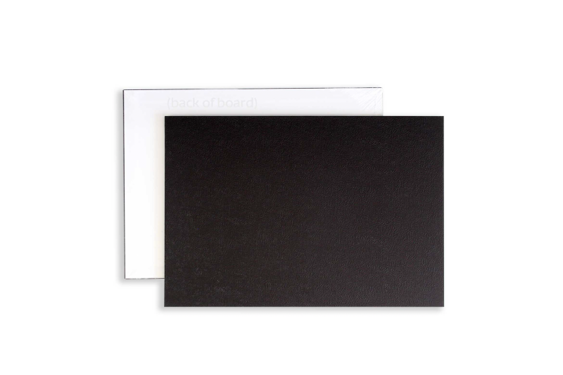 Loyal Masonite 18x12in Black Rectangle Cake Board