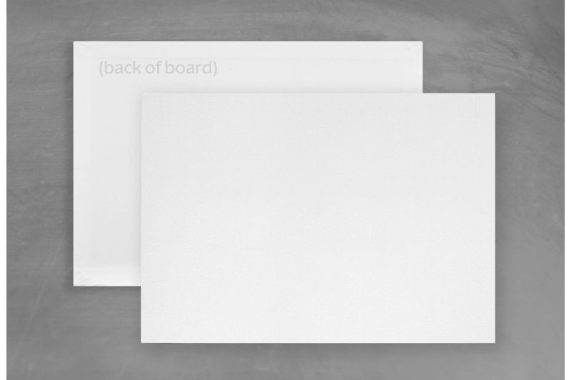 Loyal Masonite White 18x14in Rectangle Cake Board
