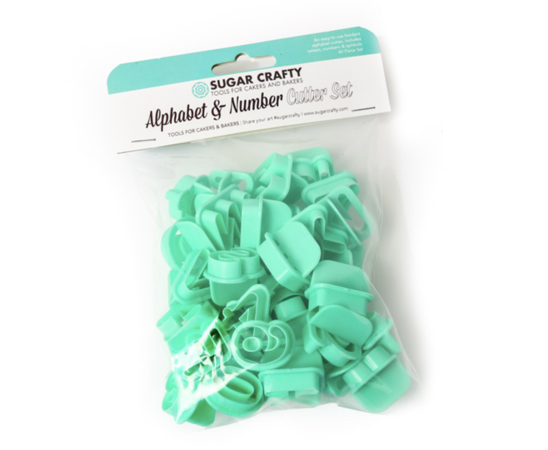 Sugar Crafty Alphabet and  Number Cutter Set