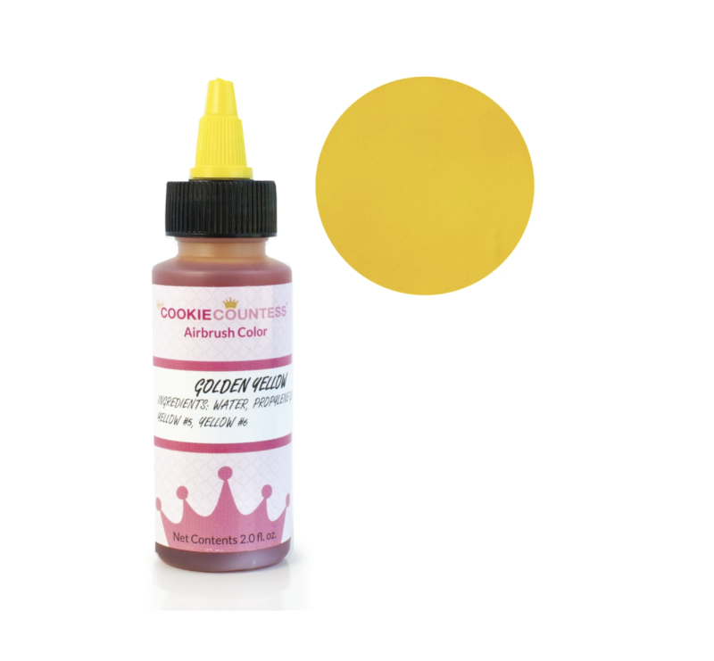Golden Yellow - Cookie Countess A291 Airbrush Colour