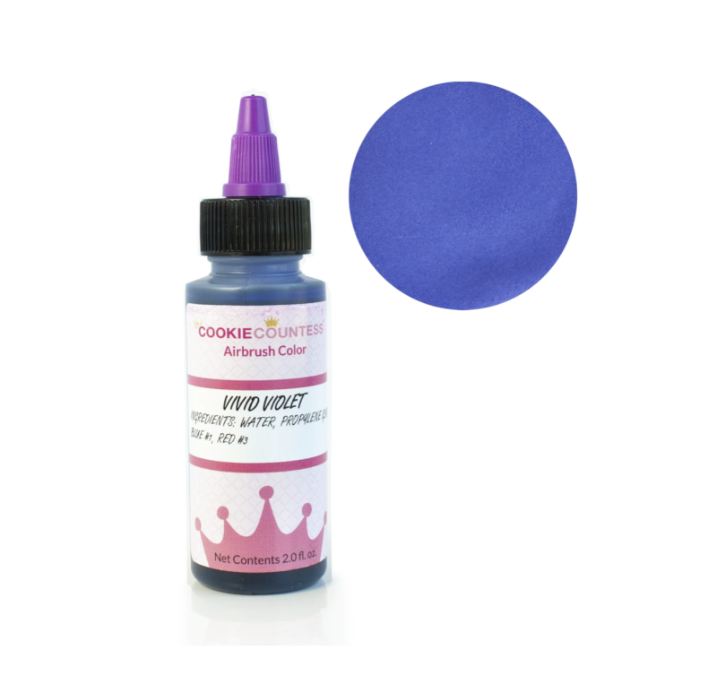 Vivid Violet - Cookie Countess A304 Airbrush Colour