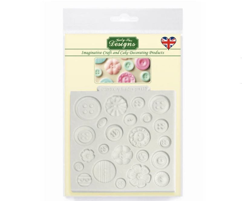 Katy Sue Silicone Mould - Buttons