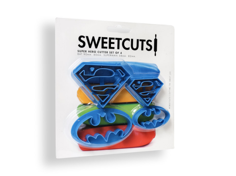 Super Hero Cutter Set of 4