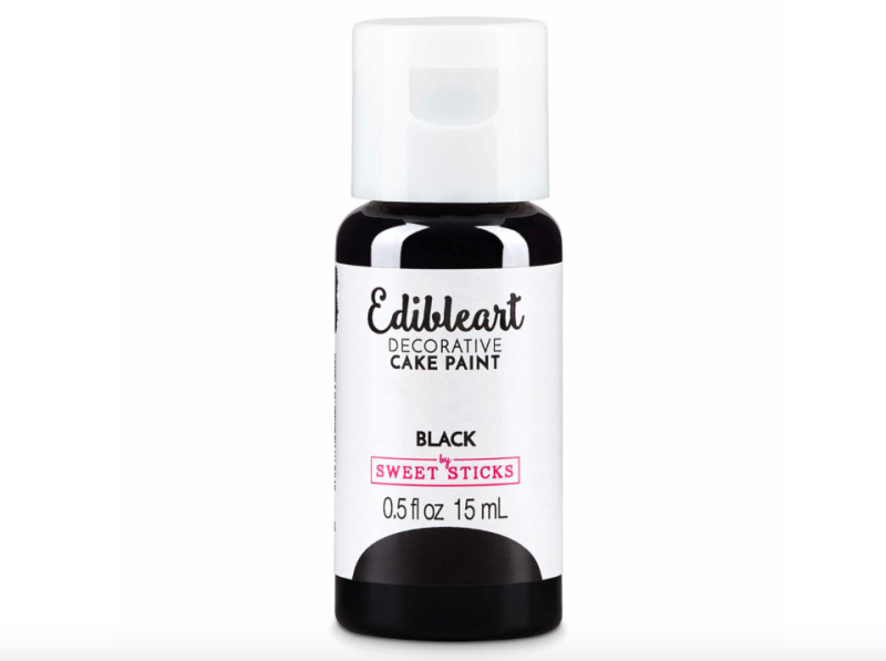 Black Edible Art Decorative Paint 15ml