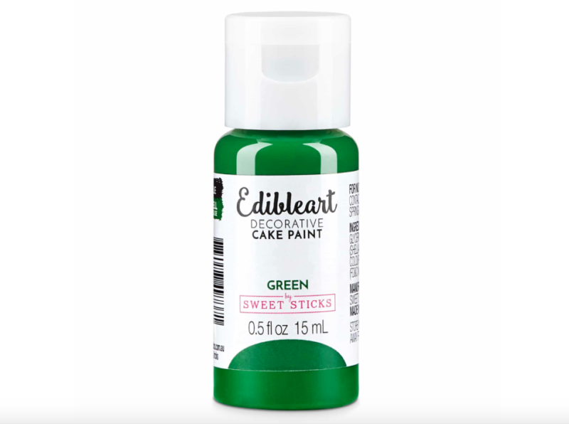 Green Edible Art Decorative Paint 15ml
