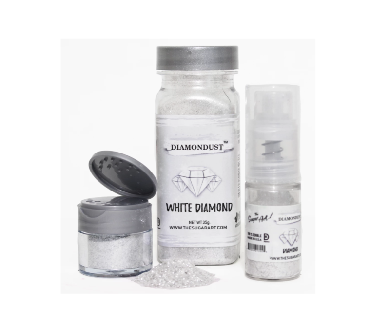 White Diamond Diamondust 3g by The Sugar Art - Image 3
