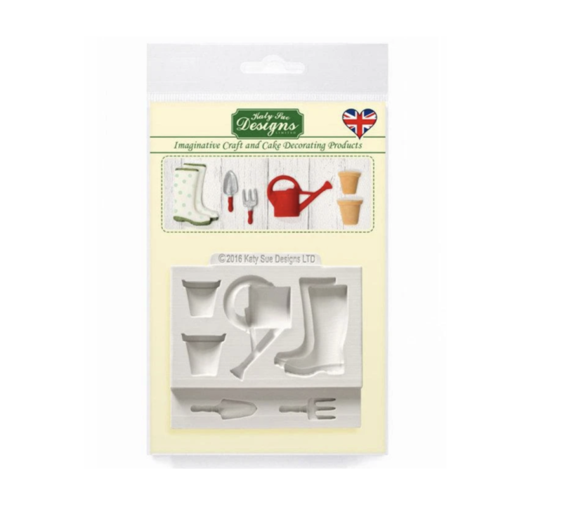 Garden Accessories Silicone Mould by Katy Sue