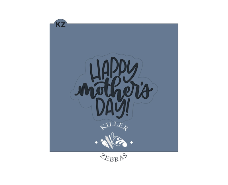Happy Mother's / Father's Day Hand Letter Cutter with Stencil Set by Killer Zebras - Image 3