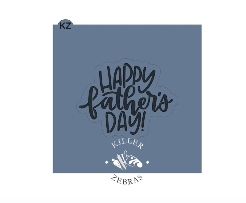 Happy Mother's / Father's Day Hand Letter Cutter with Stencil Set by Killer Zebras - Image 2
