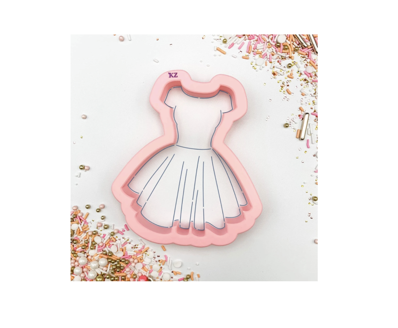 Little Black Dress Cutter with Stencil Set by Killer Zebras