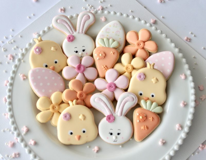 Miss Biscuit Buttons and Stitches Easter Set of 4 cutters