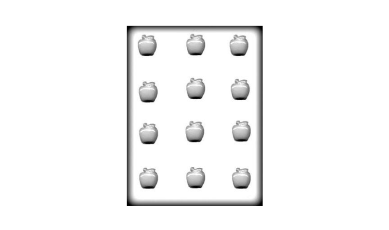 Apple 1 Inch Hard Candy Mould