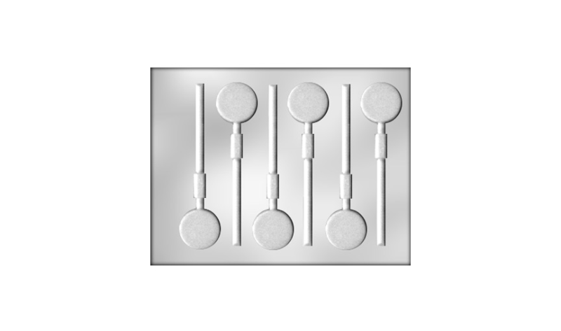 Round 40mm Lollipop Chocolate Mould