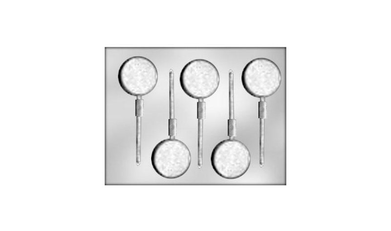 Round 50mm Lollipop Chocolate Mould