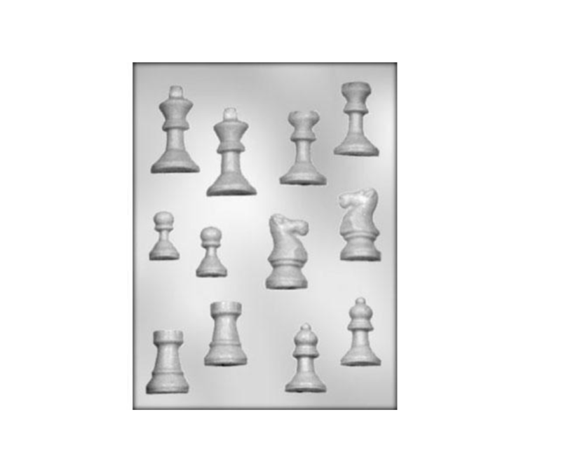 Chess Pieces Chocolate Mould