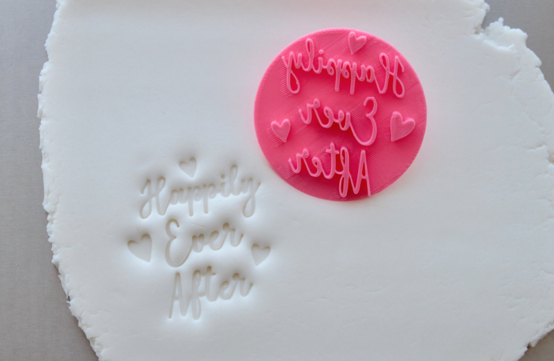 Happily Ever After Fondant Embosser