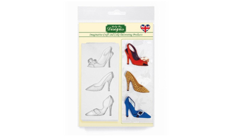 High Heel Shoes Silicone Mould by Katy Sue
