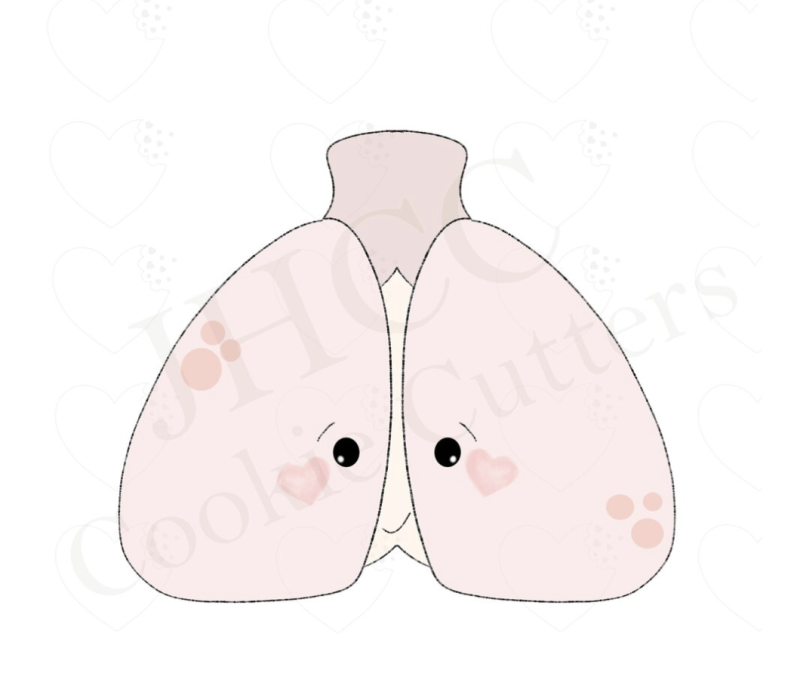 Lungs Cookie Co Cutter