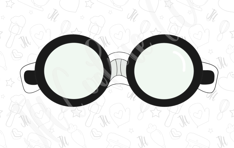 Wizard Glasses JH Cookie Co Cutter