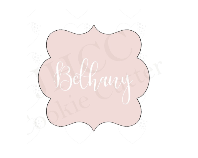 Bethany Plaque JH Cookie Co Cutter