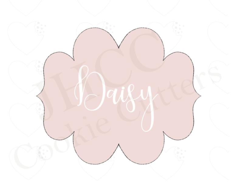 Daisy Plaque JH Cookie Co Cutter